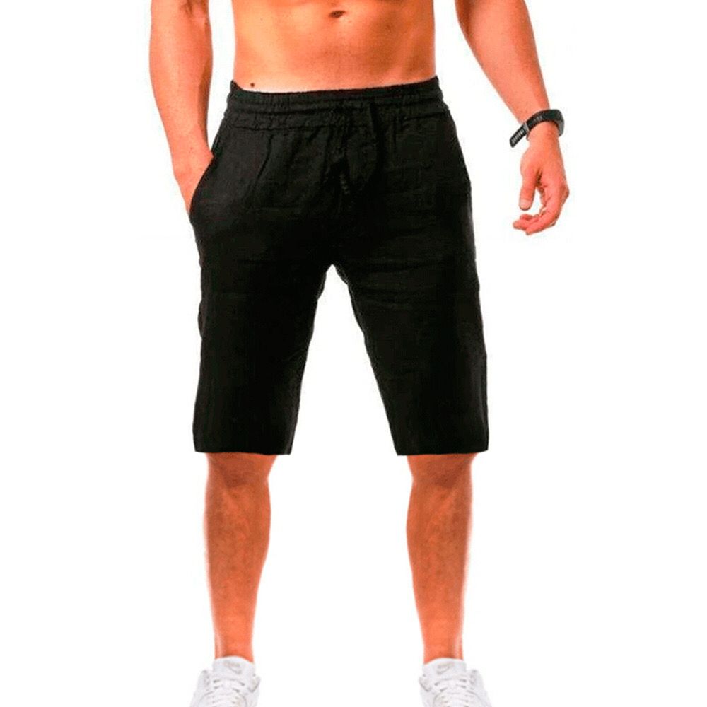 MENS LINEN SHORTS